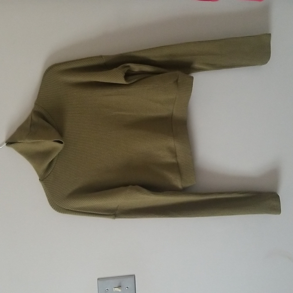 Forever 21 long sleeve crop sweater